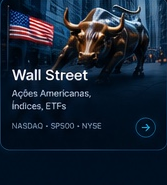 Cabine Wall Street do simulador TraderExpress